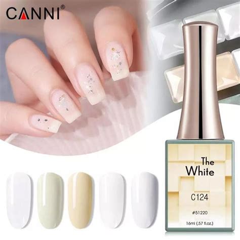 Гел лак Canni 16 ml - бяла серия - Магазин за маникюр, педикюр и ...