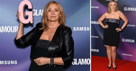 Sex And The City Star Kim Cattrall Steams It Up In Strapless Mini Dress At Glamour Women