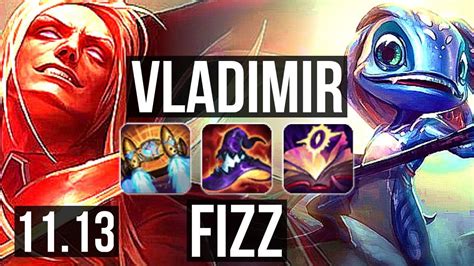 Vladimir Vs Fizz Mid 1317 700 Games Legendary 800k Mastery