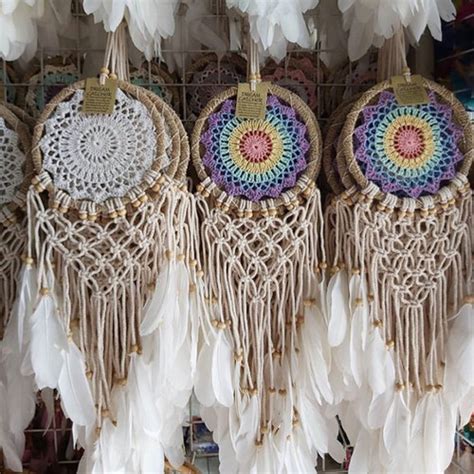 Jual Wall Hanging Dream Catcher Macrame Bisa Custom Berbagai Farian