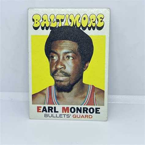 1971 72 Topps Set Break 130 Earl Monroe MT EBay