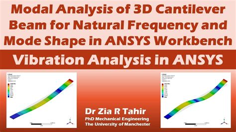 Vibration Or Modal Analysis Of A Rectangular Cantilever Beam In Ansys