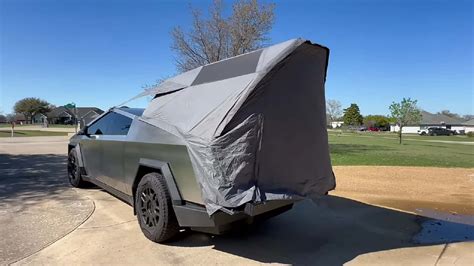 Expectation Vs Reality The Tesla Cybertruck Cybertent Basecamp