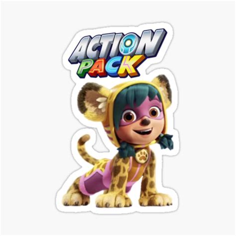 Action Pack Sticker For Sale By Blanrone Redbubble