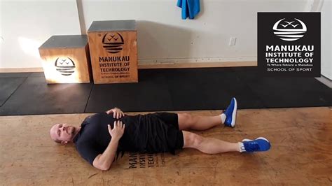 Supine Hip Flexion External Rotation Gluteal Stretch Youtube