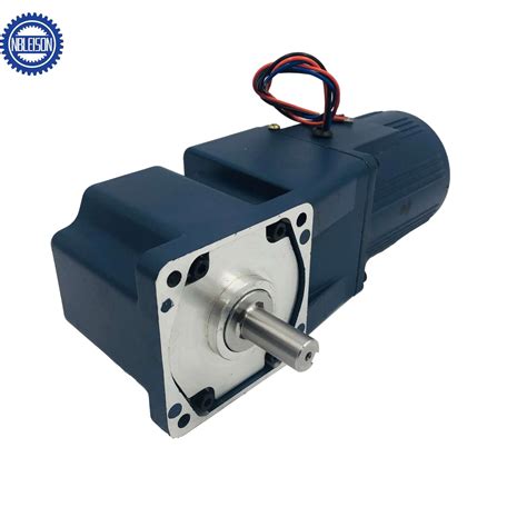 V W Single Phase Right Angle Gearbox Ac Motor Low Rpm High Torque