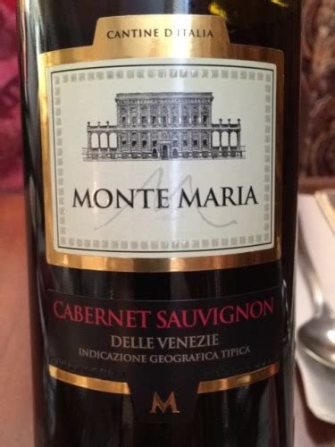 2017 Monte Maria Cabernet Sauvignon Vivino US