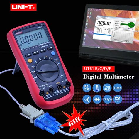 Jual Free Ongkir Uni T Ut E Digital Multimeter Auto Range True Rms