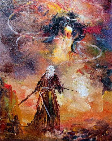 You Shall Not Pass Gandalf Vs Balrog Lotr Canvas Print Galerifoton