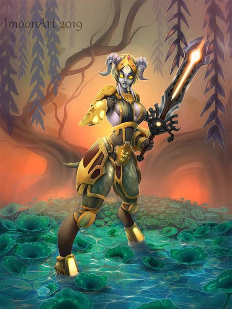 Lightforged Draenei Warrior by ImoonArt on DeviantArt