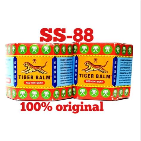 Jual TIGER BALM RED OINTMENT BALSEM TIGER MERAH Shopee Indonesia