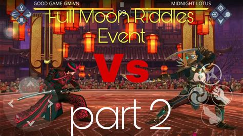 SF3 Full Moon Riddles Event Part 2 YouTube