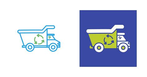 Recycling Truck Vector Icon 24002044 Vector Art at Vecteezy