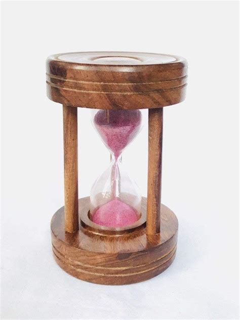 Buy Nisar Enterprises 5 Minute Sheesham Wood Hourglass Sand Timer