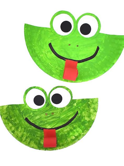 Paper Plate Frog Craft Frog Crafts Preschool Preschool Crafts Frog