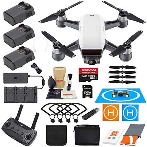 Dji Spark Drone Quadcopter Fly More Combo Alpine White With