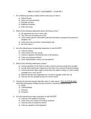 MBB 231 WILEY HW 1 Pdf MBB 231 WILEY ASSIGNMENT CHAPTER 1 1 The