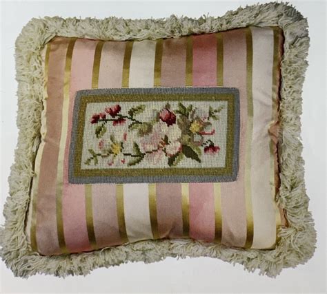 Floral Needlepoint Pillows