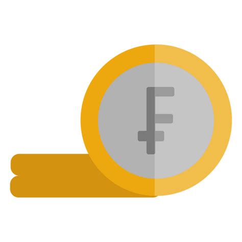 Diseño Png Y Svg De Icono De Finanzas De Moneda Franco Para Camisetas