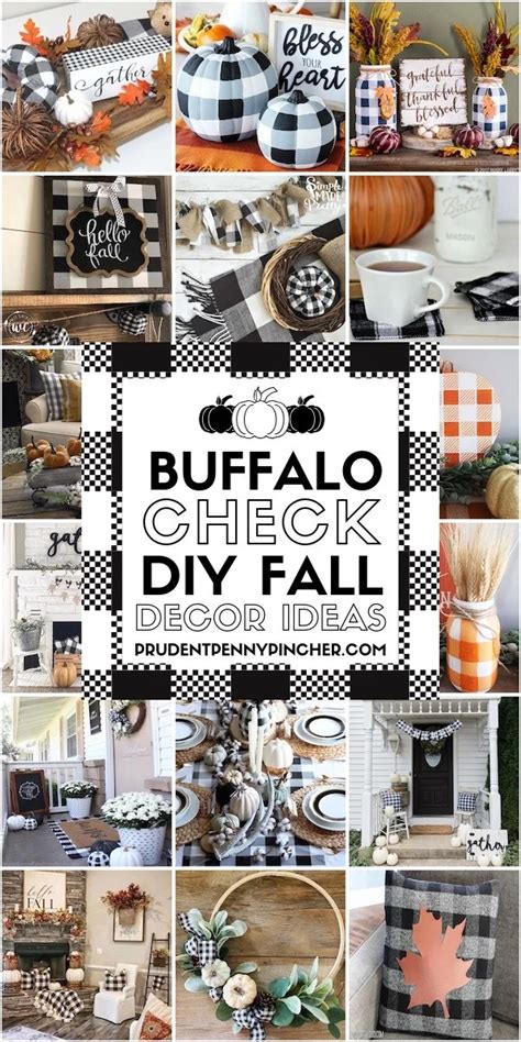 Buffalo Check Diy Fall Decor Ideas Prudent Penny Pincher