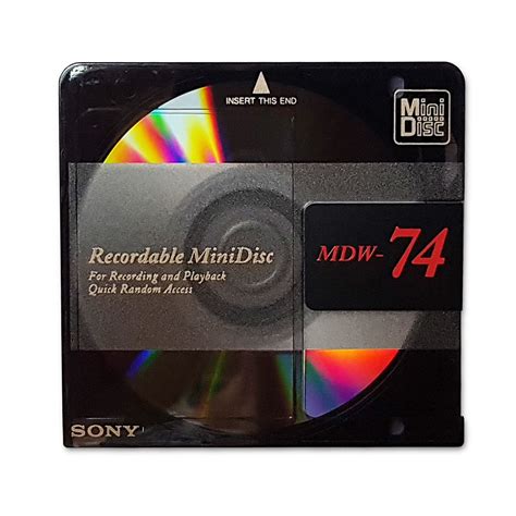 Sony Minidisc Mdw Minutes Retro Style Media