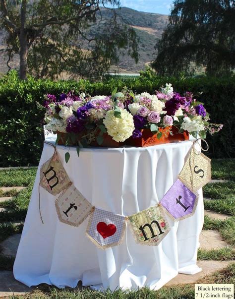 Custom MR MRS Bunting Banner Flag...wedding, Sweetheart #2603699 - Weddbook