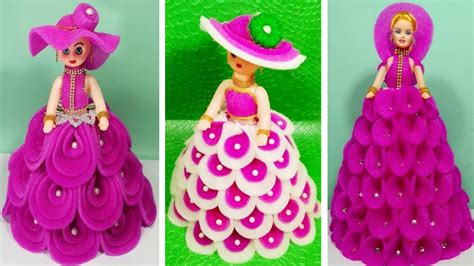 फोम से गुड़िया सजाने के 3 आसान तरीके Diy 3 Doll Decoration Foam Ki