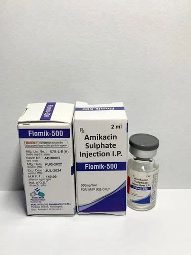 Amikacin Mg Injection At Rs Piece Amikacin Injections In