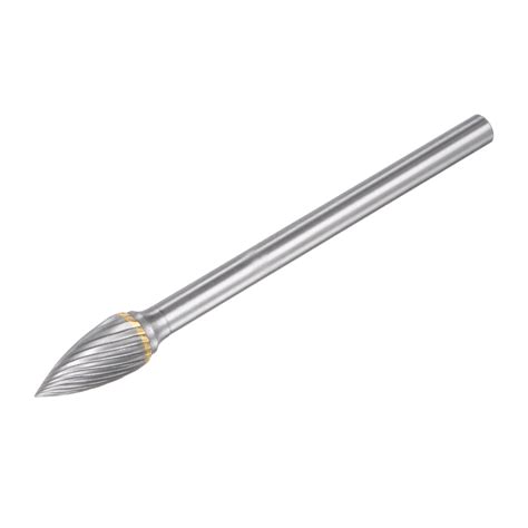 Uxcell Mm X Mm Mm Shank Single Cut Tree With Pointed Nose Carbide