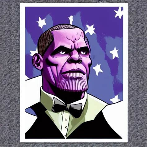 Thanos As Barack Obama Highly Detailed Stable Diffusion OpenArt