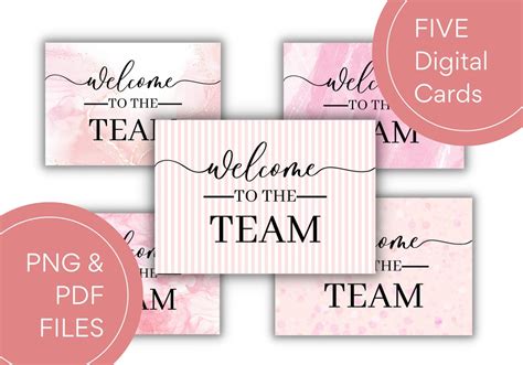 Welcome to the Team Greeting Card DIGITAL DOWNLOAD Plexus - Etsy