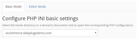 How To Use The Multiphp Ini Editor In Cpanel Dataplugs
