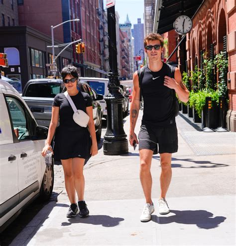 CAMILA CABELLO And Shawn Mendes In Black Athleisure Out In New York 05