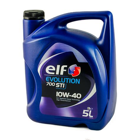 Моторное масло ELF EVOLUTION 700 STI 10W40 5L (x3) 5 216667 (ID ...