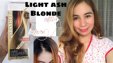 Light Ash Blonde Merry Sun Balayage At Home Youtube