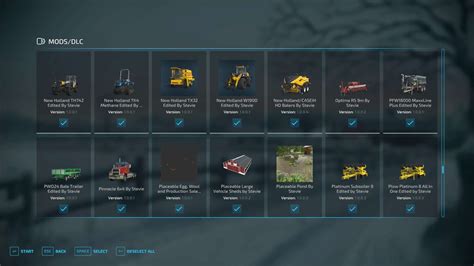 Full Mod List Modpack By Stevie Fs Mod Farming Simulator Mod