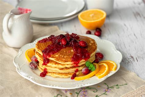 Cranberry Orange Pancakes Nibbles And Feasts