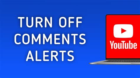 How To Turn Off Comments Notification In Youtube On Pc Youtube