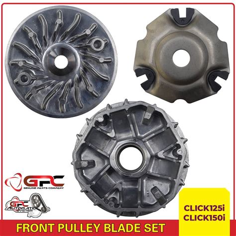 Honda Click I Click I All Version Gpc Cvt Front Pulley Blade Set