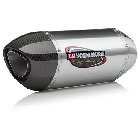 Yoshimura Alpha Signature Slip-On Exhaust Suzuki GSXR 600 / GSXR 750 2011-2017 - RevZilla