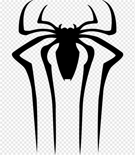 Black And White Spiderman Logo