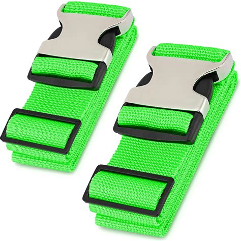 HERO Luggage Straps for Suitcases and Carry-On (2-Pack) Heavy-Duty Sec
