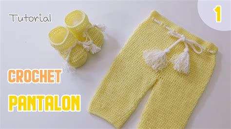 Como Tejer Un Pantalón A Crochet Ganchillo Para Bebe Principiantes