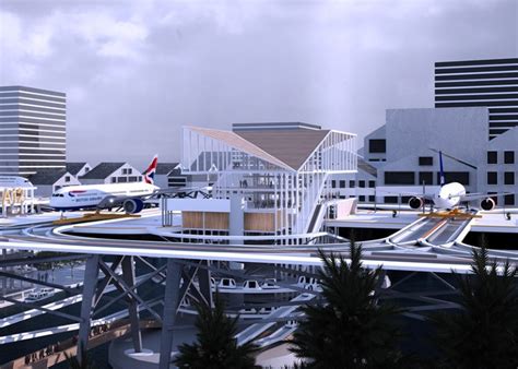 Brilliant Architecture Student Creates Airport Design Concept Above A ...