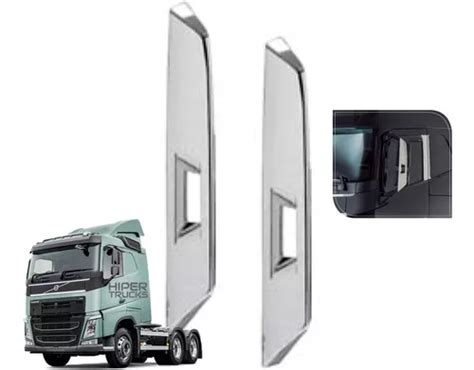 2 Capa Cromada Traseira Retrovisor Novo Volvo Fh 2015 Frete grátis