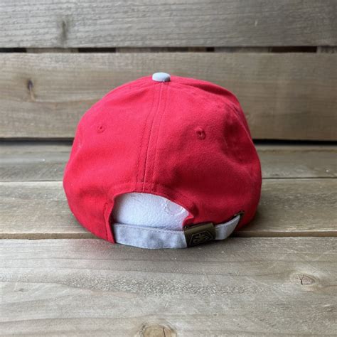 Dupont Pioneer Seeds Red Strapback Baseball Hat Cap F Gem