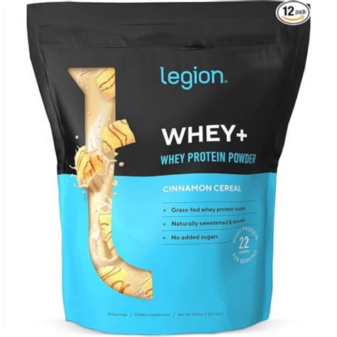 Legion Whey Whey Isolate Protein Powder From Grass Fed Cows Cinnamon