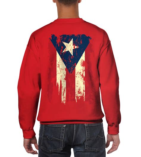 Vintage Distressed Puerto Rico Flag BACKPRINT Boricua | Etsy