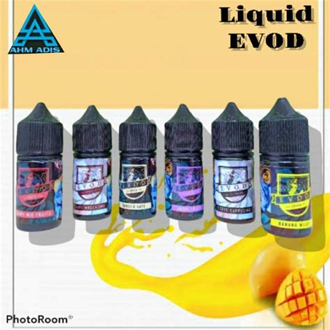 Jual LIQUIDs EVOD Juice 30Ml 8 Pilihan Varian Rasa Coffe Dan Buah