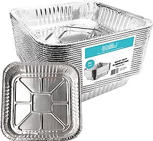 Amazon Aluminum Foil Pans 30 Pack 8x8 Inches Tin Foil Pans With